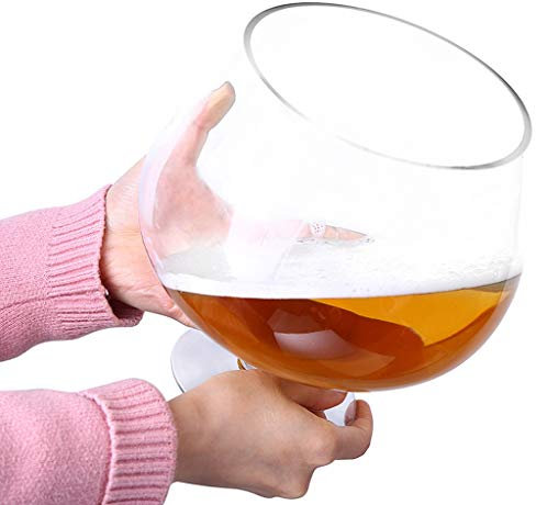 KXQYIKYI Bicchiere da Vino Rosso Extra Large Bicchiere da Birra Gigante di Grande capacità Bicchiere da Vino Rosso Grande Regalo per Feste