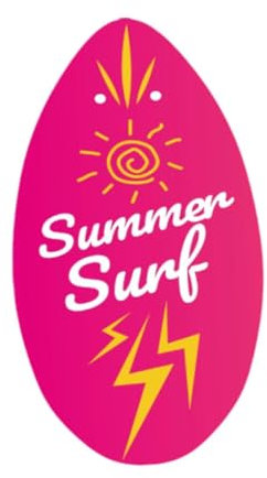 JISADER Skimboard Sand Board Board Board Board Kleines Surfbrett für Universelle Anfänger, Rosa