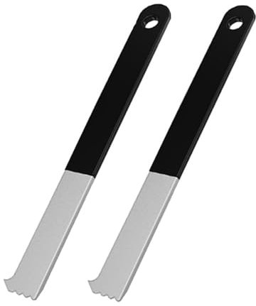 2 Stück Pflastersteinzieher mit Mikrozähnen, Werkzeug zum Herausziehen von Pflastersteinen im Außenbereich, zum Entfernen von Pflastersteinen, Ziegeln und Blöcken