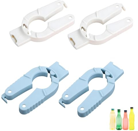 4 Stück 3-in-1 Flaschenöffner​​ für Senioren Schraubverschluss Öffner, Multifunktionaler Flaschenöffner, Bottle Opener für Senioren Handschwäche Arthritis