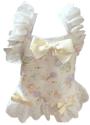 Kuntesetty , Hundebekleidung, Süße Mode Outfits, Haustier Prinzessinnenkleid für Kleine Hunde, Größe XS, Versammlung, Hochzeit, Halloween