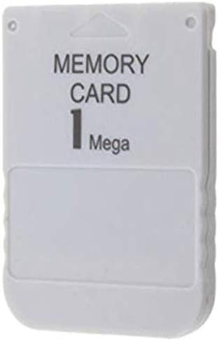 CHILDMORY 1MB Carte mémoire pour PS1 Console pour 1 Mega Blanc Carte mémoire