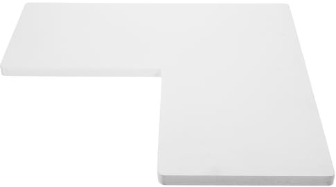 Alipis 1 set di mensole angolari senza forature da parete per bagno, soggiorno, camera da letto, design a forma di bianco per riporre articoli da toeletta e decorazioni