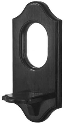 Wxqbjtam Aplique de Pared para Velas con Espejo Flotante de Madera para Recibidor O Pasillo de