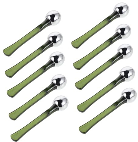 OATIPHO 10stücke Metall Augencreme Applikator für Gesichtspflege-werkzeug mit Kühlende Augenmassagegerät für Schwellungen und Falten Reduzierung