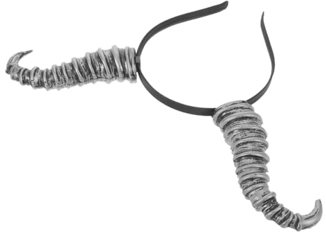 BESPORTBLE Devil Ram Horn Headband Halloween Party Costume Accessories Horn Hair Hoop for Festive Gatherings Demon Headband Ram