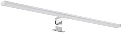 SEBSON® LED Lampe Miroir salle de bain IP44 80cm, lumière de surface + lumière de serrage, blanc neutre 4000K, 780x108x44mm, 15W, 1100lm