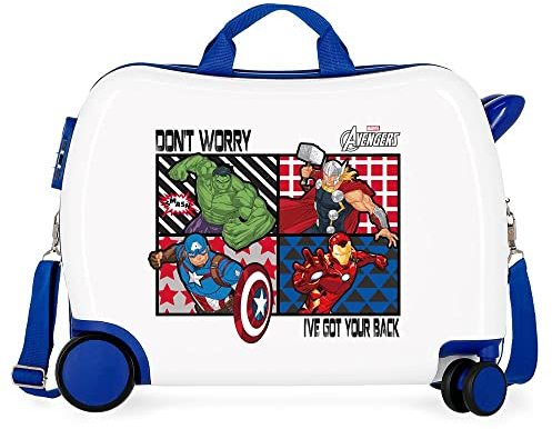 Marvel Avengers All Avengers Kinder-Koffer Mehrfarbig 50x38x20 cms Hartschalen ABS Kombinationsschloss 34L 2,1Kgs 4 Räder Handgepäck