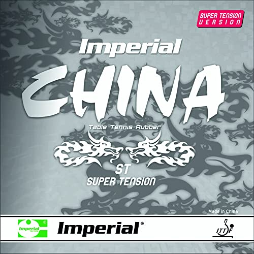 Imperial China ST Super Tension | Offensiv Tischtennisbelag | Noppen innen | Wettkampf & Training | ITTF Zulassung