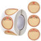 500 Stücke Marmelade Etiketten Homemade mit Rotem Herz ablösbare Label Kraftpapier Aufkleber, Backen Geschenktüten, Thanksgiving, Geschenksticker, Abdichtung Aufkleber Etiketten, Sticker auf Rolle