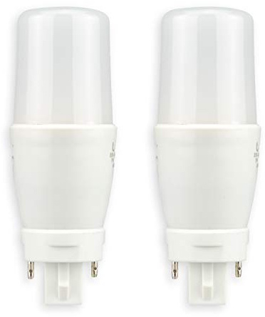 Popp® Bombillas E27 LED Edison PLC G24 7W Equivalente a 60W Incandescente 270° 600Lm SMD Luz 4000K Neutros 6000 Fria (Pack 2, 6000K)