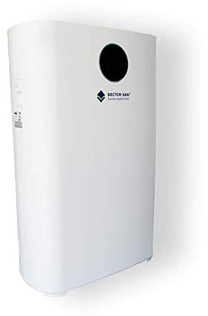 DOCTOR-SAN Luftreiniger 6006 | HEPA H14 Filter entfernt >99,997% der Schadstoffe | CADR 465m³ | bis 75m² Raumgröße | UV-Bestrahlung | Ionisator | 6-fach Filterung | Nachtmodus