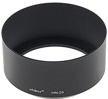 vhbw paraluce compatibile con teleobiettivi da 80 mm con diametro 77 mm - nero opaco, metallo, rotondo, 4,3 cm