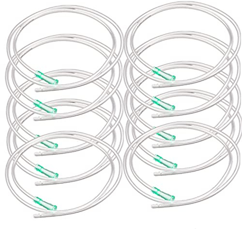 10-Pack Enema Nozzle Tips, 39.3 Long, 16FR (5.30mm) Home Enema Colonic Irrigation Kit, Coffee Enema Flushing kit, Enema Supplies Colon Tube, Flexible Silicone Comfort Enema Head