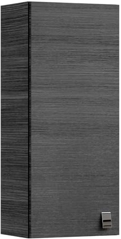 Planetmöbel Bad Midischrank in Anthrazit 32cm | Hängeschrank für Badezimmer, Kleiner Badschrank für extra Stauraum mit 3 Fächern