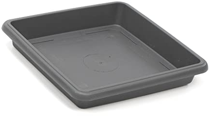 Tildenet Gardenware | Sottovaso Quadrato da Giardino | 26,5 cm | Antracite | FPSQS23-A