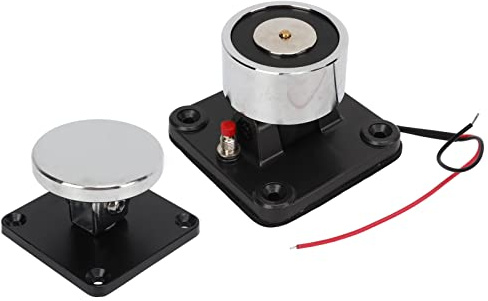 Elektromagnetischer Türhalter Unterputz-Wandmontage, Unterputz-Bodenwand-Haltemagnet Feuerglas-Türhalter für Türen in Wohn- und Gewerbebereichen, DC24V, Brandschutz