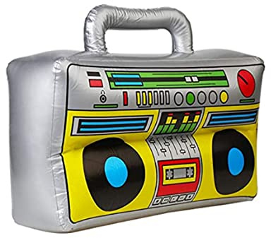 Aufblasbare Rock Star Toy, 80er 90er 80er 90er Party Dekorationen, Aufblasbares Radio, Aufblasbares für Rockpartys Musikkarnevale