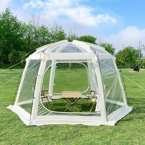 Portable Large Size Clear Tent, Pop Up Bubble Tent, Instant Pop-Up Tent Shelter, Cold Screen Tents For Camping, Used For Outdoor Activities On Terraces, Backyard, And Decks