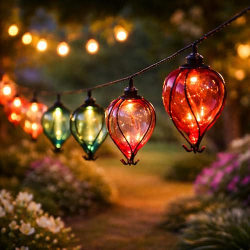 Festive Lights 2.7m illuminazione decorativa multicolore alimentata solare della stringa delle luci 10 LED dell'interno all'aperto IP44 della stringa