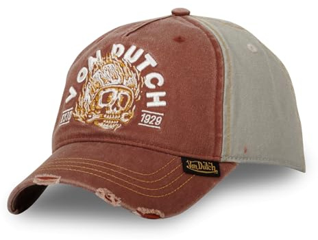 Von Dutch Kappe für Damen und Herren, 100 % Baumwolle, Baseballkappe, verstellbar