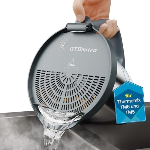 OTOmitra - Colador para Thermomix TM6 TM5, sin BPA, colador para pasta, ayuda para verter accesorios Thermomix, accesorio apto para lavavajillas, colador de cocina, ayuda para escurrir verduras y