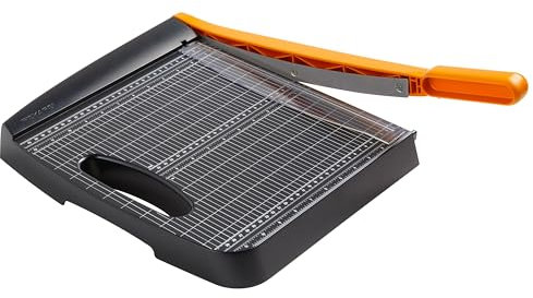Fiskars Recycelter Bypass-Papierschneider, selbstschärfende Klinge, 30,5 cm