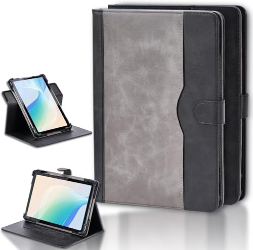 Coque Compatible pour Terra Pad 1007 10.95-Pouces Tablette Coque Etui Case Rotation à 360 degrés Angles de Vue Multiples Socle en Cuir PU Folio Cover Noir