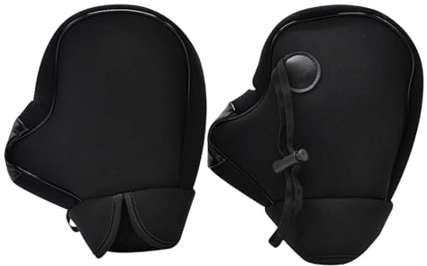 Guantes de motocicleta para hombre, resistentes al viento, con mango más cálido, orejeras para manillar de moto de nieve, para montar en invierno, ciclismo, carreras, motocicleta al aire libre