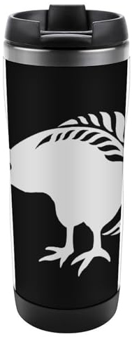 New Zealand Kiwi Fern Stainless Steel Tumbler Travel Mug Insulated Coffee Cup Water Bottle