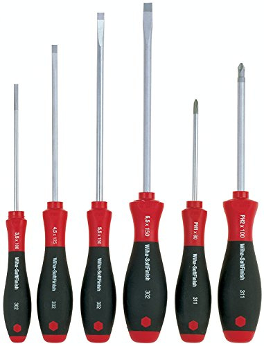 WIHA Schlitzschraubendreher-Satz 6-teilig 3,5- 6,5 mm /PH1 + PH2