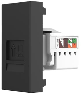 LIVOLO - Interruttore della luce in vetro touch, interruttore radiocomandato, ecc. in nero (modulo: presa di rete 1/2-12)