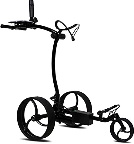 tour made RT-610S Golftrolley Elektrisch I Bergabfahrbremse I viel Zubehör | Freilauf I Lithiumakku 27-36 Loch I Premium Golf Trolley Elektro I robust & schnell verstaut I Deutsche Markenqualität