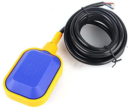 Nikou Interruttore Galleggiante Tipo di Cavo Rilevatore di Livello dell'Acqua AC 10A Sensore di Controllo del Livello del Fluido Liquido 0V-220V(4 Metri)