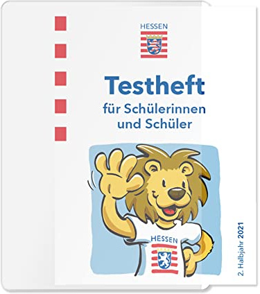 2x Hülle für Testheft für Schüler und Schülerinnen Hessen - 106x155 mm - seitliche Öffnung für praktischen Quereinschub - Nachweis Klarsichthülle Schutzhülle