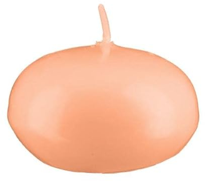 Kopschitz Maxi Schwimmkerzen Lachs Ø 80 x 32 mm, 8 Stück