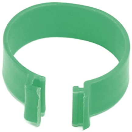 TOPINCN 100 Stück Geflügelfüße Ringe Offene Schnalle Zuchtidentifikation Beinbänder Huhn Ente Gänse Fußringe Geflügelausrüstung(18mm)