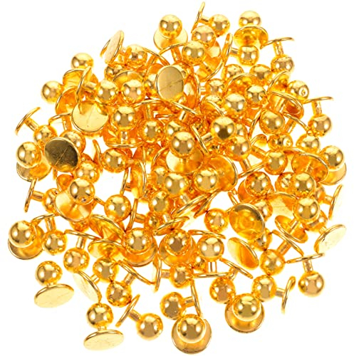 VICASKY Handdekor Anzug Mini Spanngurt 100 Kugel Kunststoffknöpfe Kochmantel Knopfknopf Bewegliche Jacke Kochknopf Für Mantel Jacken Golden Perlmuttknöpfe Hosenknöpfe Dekorative Knöpfe
