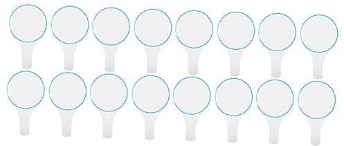 STOBOK 16stücke Mini Whiteboard Antworttafeln Handheld Abwischbare Für Unterricht Voting Und Sportveranstaltungen Einseitig Praktisch Für Lehrer Und Schüler
