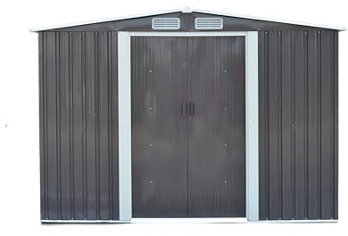 Abri de jardin Vago-Tools en tôle d'acier 205 x 257 x 192 cm vert