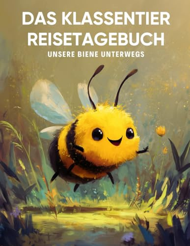 Das Klassentier Reisetagebuch: Unsere Biene unterwegs: Tagebuch und Erinnerungsbuch für die Bienenklasse in der Grundschule ab Klasse 1