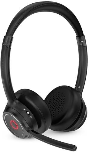 SPC Dreamer 2 Pro - Auriculares inalámbricos Profesionales, 50h batería | Cancelación de ruido ENC, Bluetooth, doble conexión simultánea, Google Fast Pair, micrófono giratorio, compatible Teams