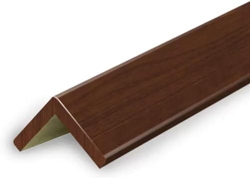 Raouoae Arbeitsplatten-Verbindungsleiste Und Eckenschutz Aus Holz Länge 80/100/120/140 cm Dekorative Wandleisten Eckleisten Für Wände Kantenleisten Aus Holz Für Möbel Und Wände(A,100cm/3.3ft)