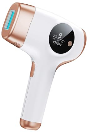 IPL Laser Hair Removal Device for Women Men, 3-in-1 Permanent Hair Removal System with 9 Energy Levels, 999,000 Flashes, Painless & Effective for Face, Body, Bikini Line, Legs, Underarms