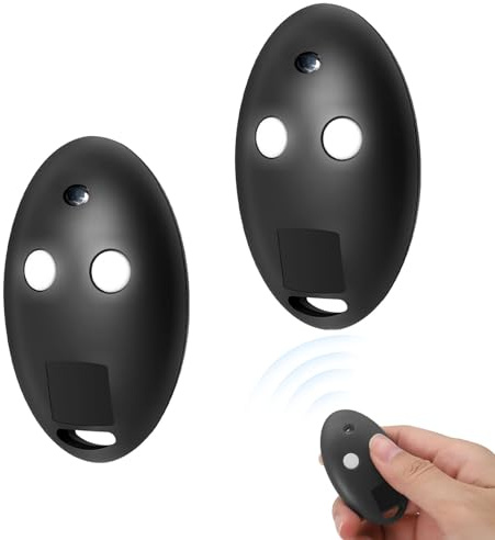 433.92 MHz Télécommande Portail, télécommande pour Porte de Garage, 2 canaux, Code Roulant, télécommandes (2pcs)