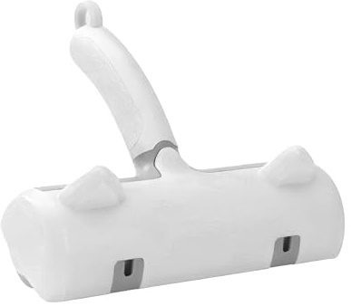 Rumplex Rotolo di pelucchi per gatti, riutilizzabile, per la rimozione dei peli di animali, pratico rotolo di peli di animali, per vestiti, divano, letto, tiragraffi, colore bianco