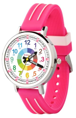 Kiddus Orologio Educativo per Bambini, Orologio da polso Analogico per Bambino e Bambina a partire da 5 Anni, 3ATM e 5ATM, Primo Orologio per l'Infanzia con Ore e Minuti, Regalo Bimbo Apprendimento