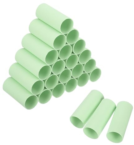 sourcing map 24 Pack Cardboard Tubes for Crafts, Toilet Paper Rolls Corrugated Cardboard Roll for Painting, Drawing, Art Supplies, DIY Projects, 3.94x1.58 Inches,Green