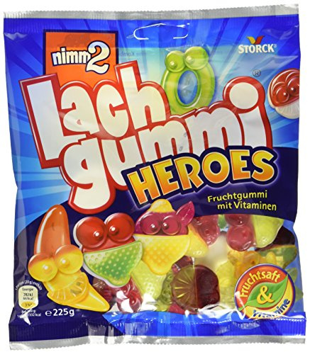 nimm2 Lachgummi Heroes (15 x 225g) / Fruchtgummis mit Vitaminen