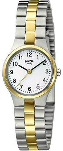 Boccia Damen Armbanduhr Analog Quarz Titan 3082-05